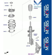 mobis front shock absorbers for kia sportage 2021-24